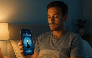 AI meditation for better sleep