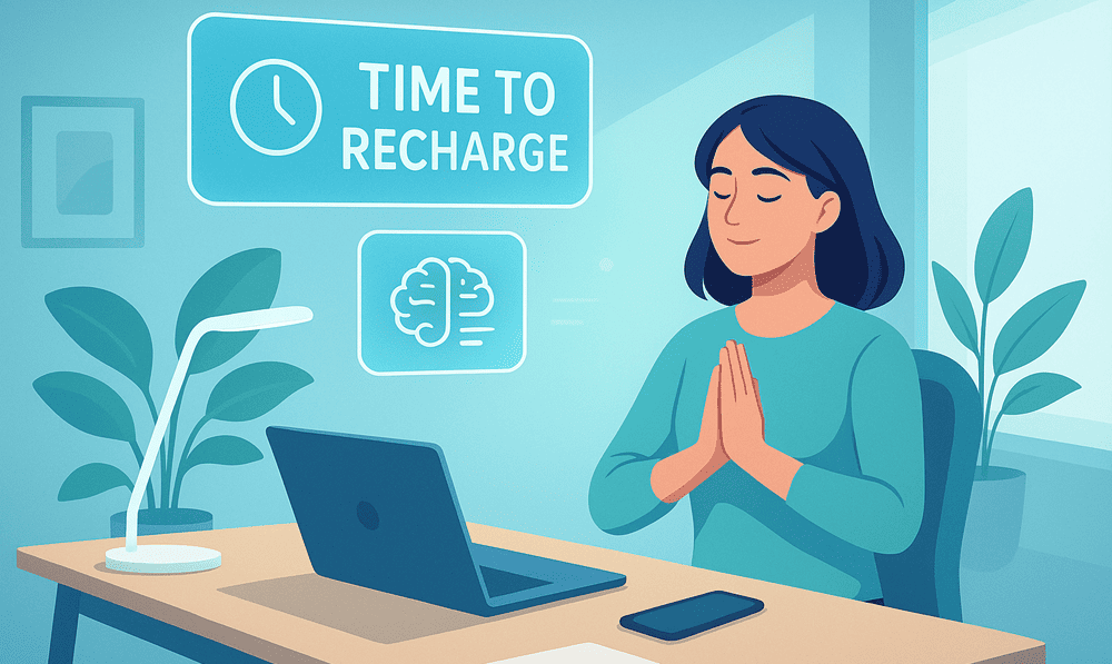 AI creativity break wellness